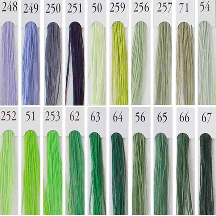 Shappespan Missin thread 90th place 300m winding thin ground ≪Lime green ≫ - nomura tailor