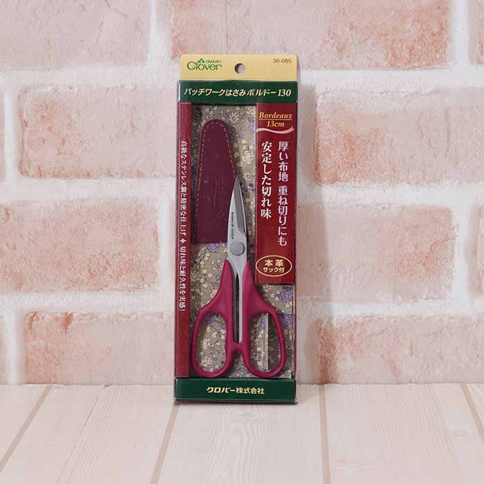 Patchwork Scissors Bordeaux 130 - nomura tailor