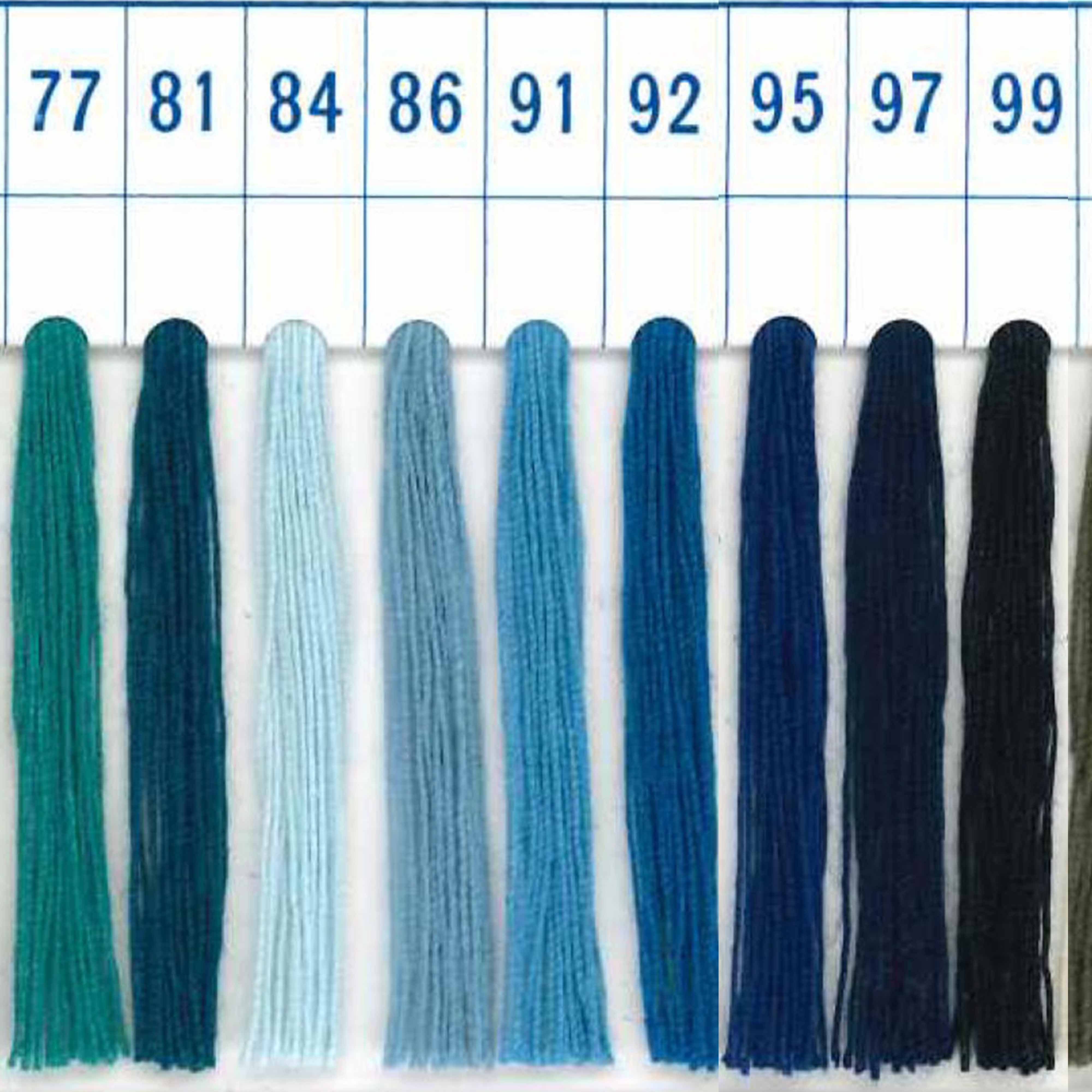 High Spun Button-fastening Yarn 20 count 30m "Cold Color" - nomura tailor