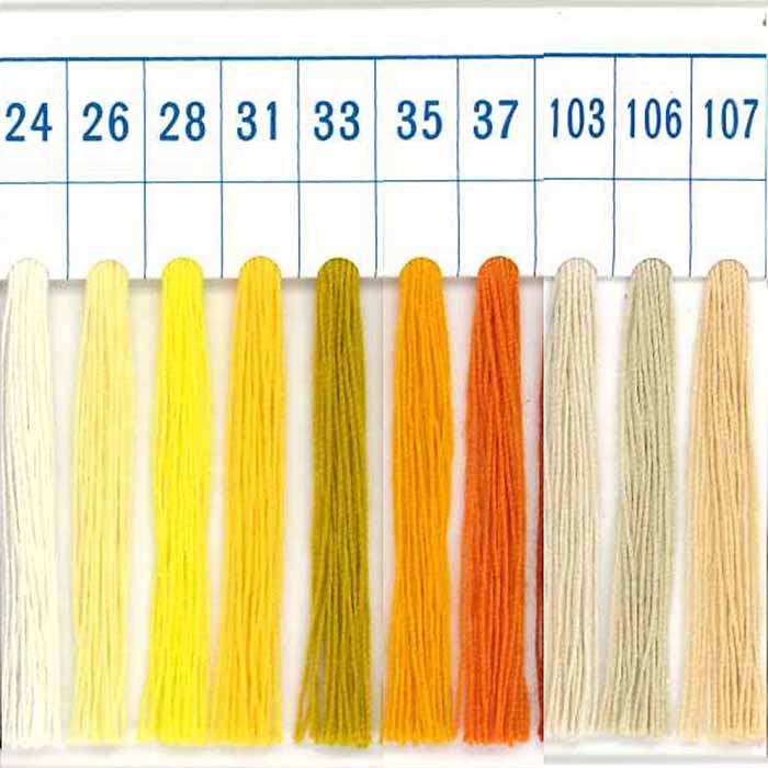 High spun button thread 20 count 30m "Warm color" - nomura tailor