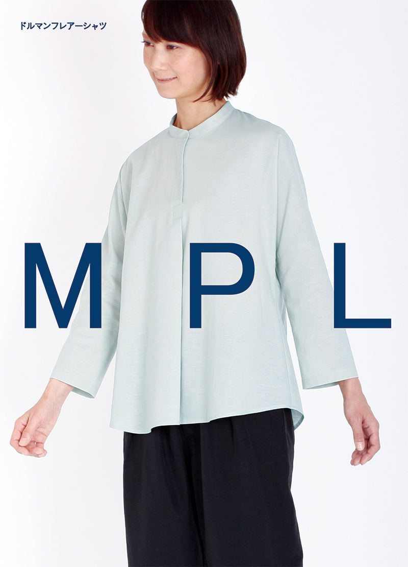 Pattern / pattern dolman flare shirt - nomura tailor