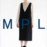 Pattern/pattern paper V-neck Jumperskirt - nomura tailor