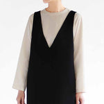 Pattern/pattern paper V-neck Jumperskirt - nomura tailor