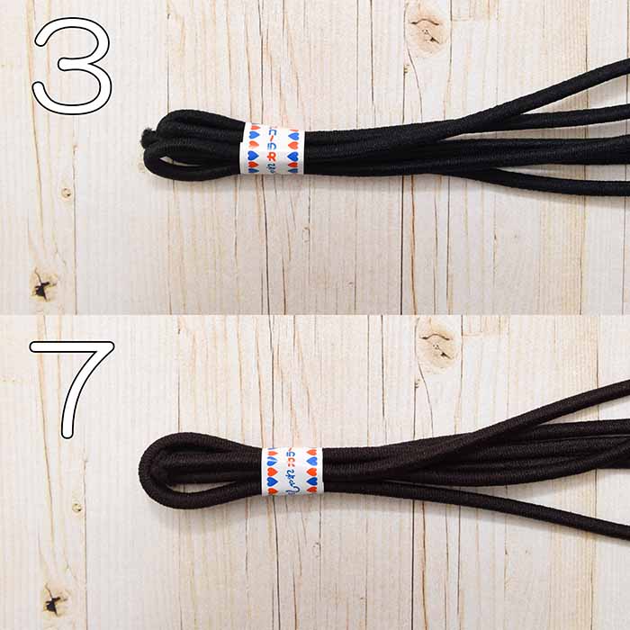 Color hair elastic 1.0m x 1 - nomura tailor