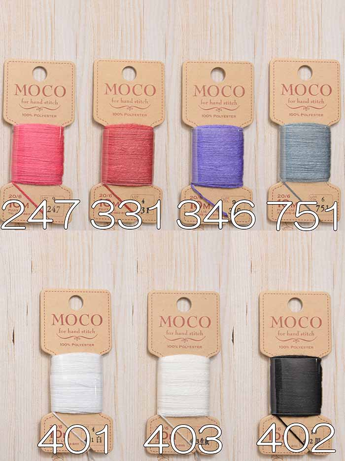 Hand -sewn stitch thread MOCO - nomura tailor