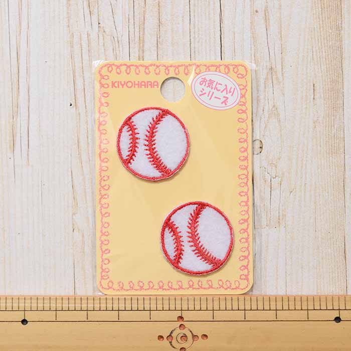 Iron-on adhesive badge Baseball ball mini badge - nomura tailor