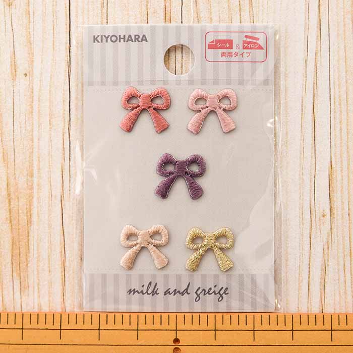 2WAY Adhesive Emotion Emblem and Claging Ribbon - nomura tailor