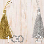 Metallic Yarn Tassel Approximately 11.0cm - nomura tailor