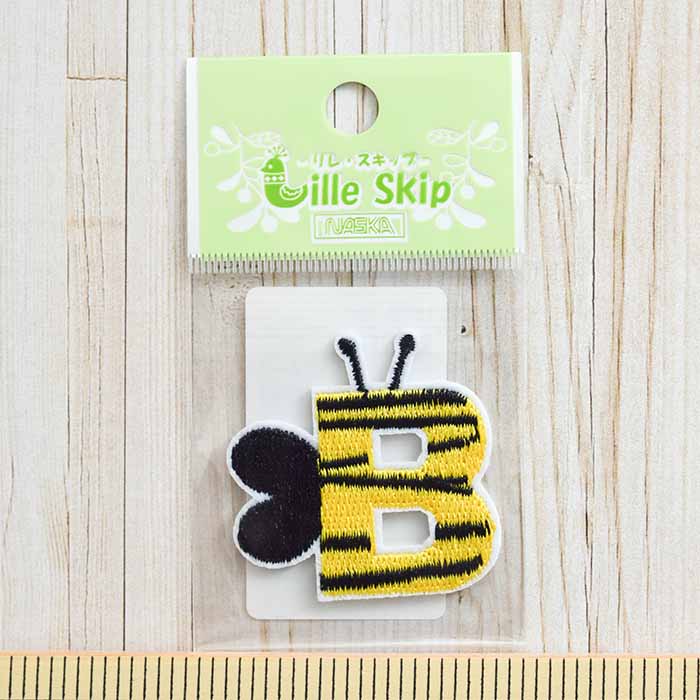 Iron adhesive empty animal alphabet Bee (bee) - nomura tailor