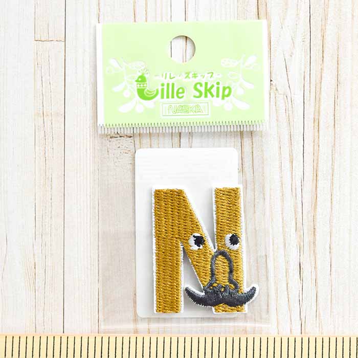 Iron adhesive empty animal alphabet NOSE (nose) - nomura tailor