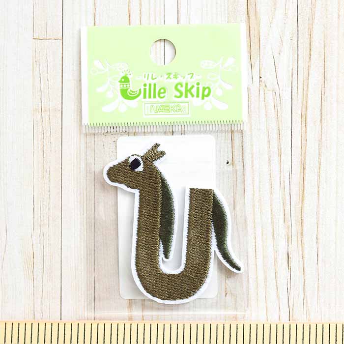 Iron adhesive empty animal alphabet UNGULATE - nomura tailor