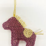 Horse Rouge Made with Metallic Free Charm - nomura tailor