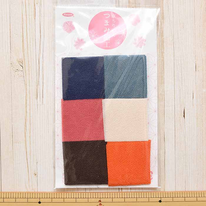 Kyo Chirimen cut fabric assorted set plain 2 - nomura tailor