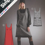 Pattern pattern jumper dress - nomura tailor