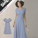 Pattern pattern pattern French sleeve dress - nomura tailor
