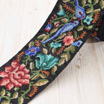 Indian embroidered ribbon, approx. 80mm wide - nomura tailor