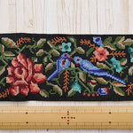 Indian embroidered ribbon, approx. 80mm wide - nomura tailor