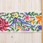 Indian embroidered ribbon, approx. 80mm wide - nomura tailor