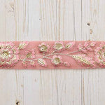 Made in India Embroidered ribbon approx. 30mm wide - nomura tailor