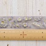 Indian embroidered ribbon, approx. 30mm width - nomura tailor