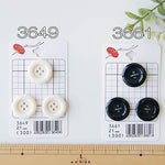 Plastic 4 hole buttons 21mm - nomura tailor