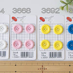 Plastic 4 holes buttons 18mm - nomura tailor