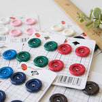 Plastic 4 holes buttons 18mm - nomura tailor