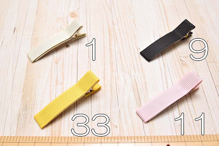 Grosgrain color hairpin 50mm - nomura tailor