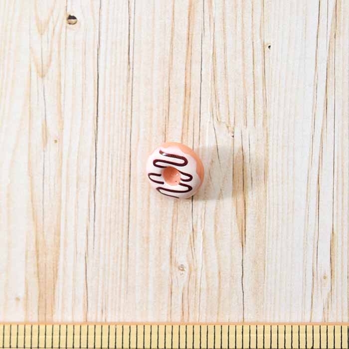 Foot button 18mm donut chocolate topping 2 - nomura tailor