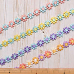 Flower color lace 12mm - nomura tailor