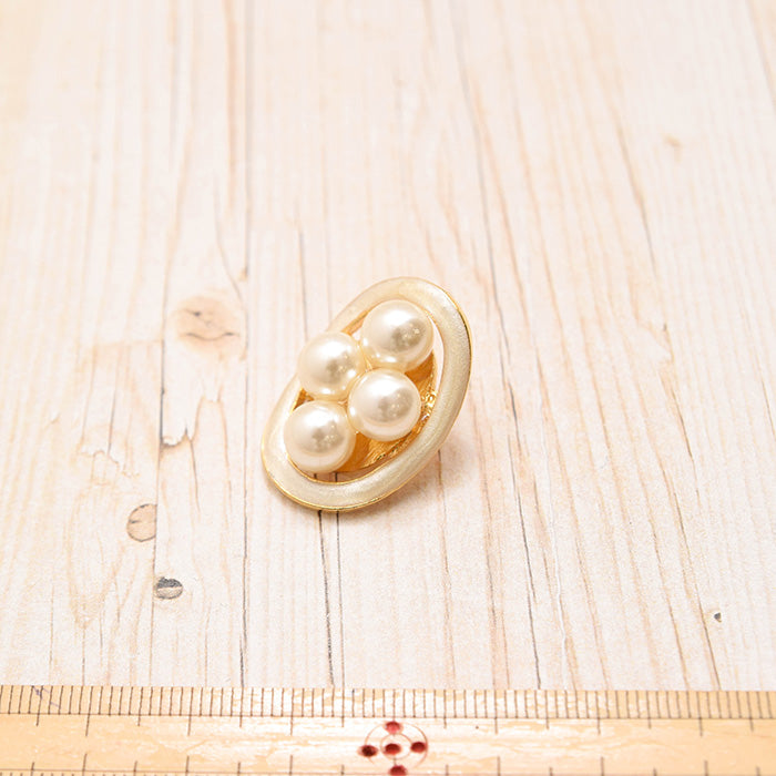 Oval pearl button 30mm - nomura tailor