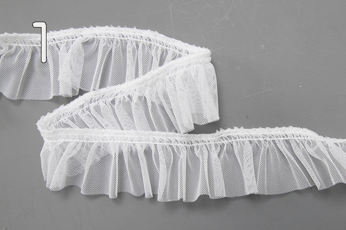 Soft tulle lace frills 4cm width - nomura tailor