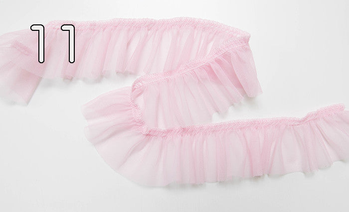 Soft tulle lace frills 4cm width - nomura tailor