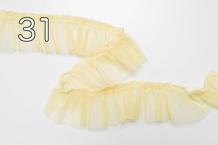 Soft tulle lace frills 4cm width - nomura tailor