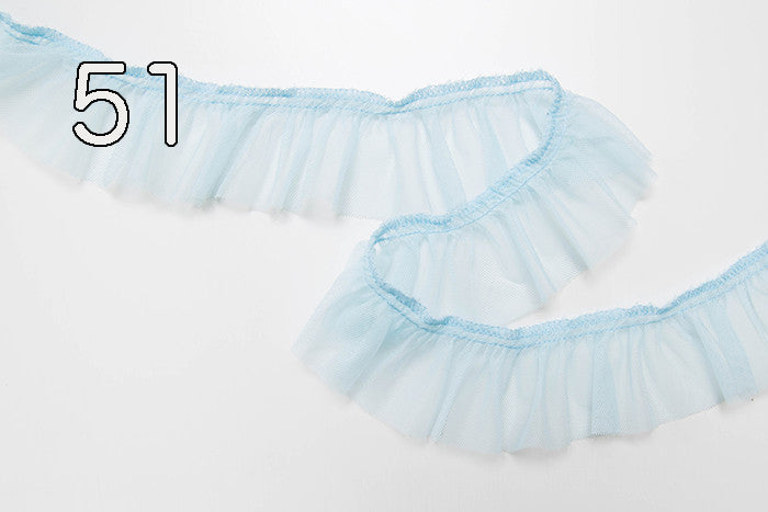 Soft tulle lace frills 4cm width - nomura tailor