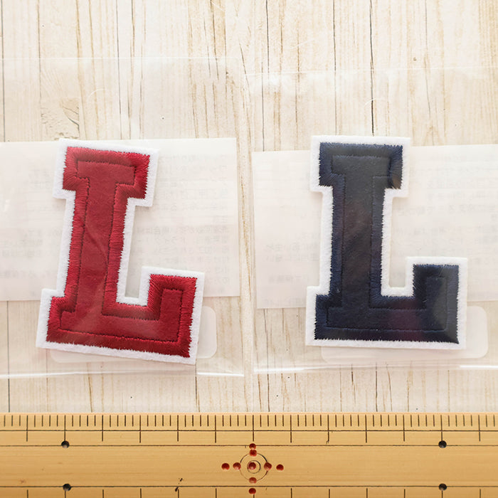 Iron-On Patch - Alphabet L - nomura tailor