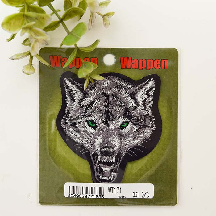 Iron adhesive emblem wolf 1 - nomura tailor