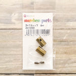 Marchen Art Cord Cap 6mm - 2 pcs - Antique Gold - nomura tailor