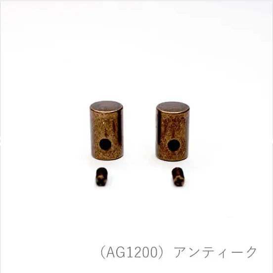 Marchen Art Cord Cap 6mm - 2 pcs - Antique Gold - nomura tailor