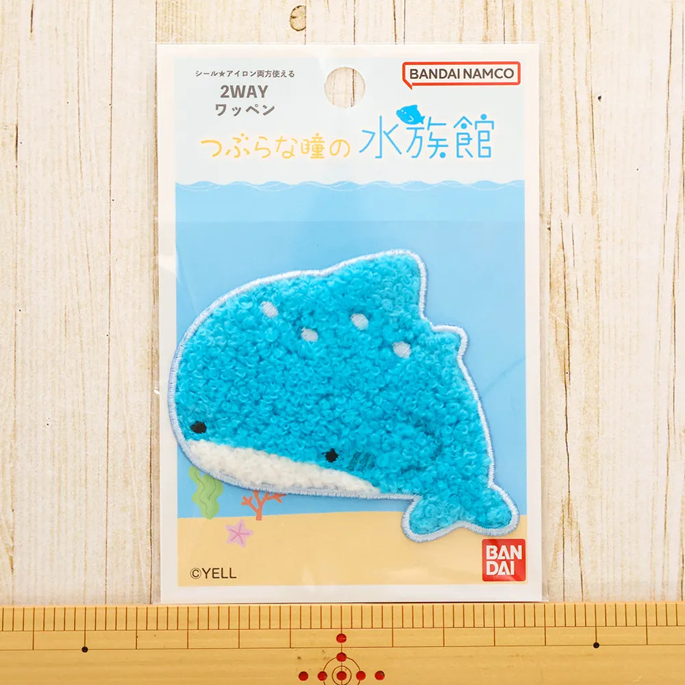 2-Way Patch Adorable Aquarium (Large) じんべえざめ - nomura tailor