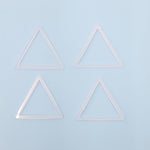 Knitting & Handicraft Knit Rings Triangle 20mm Approx. 100 pieces - nomura tailor