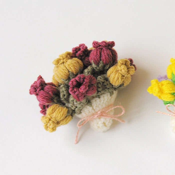 Knitting Kit - Flower Bouquet Coasters - nomura tailor