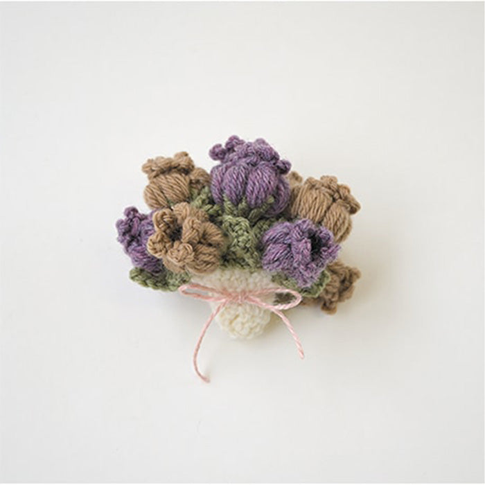 Knitting Kit - Flower Bouquet Coasters - nomura tailor