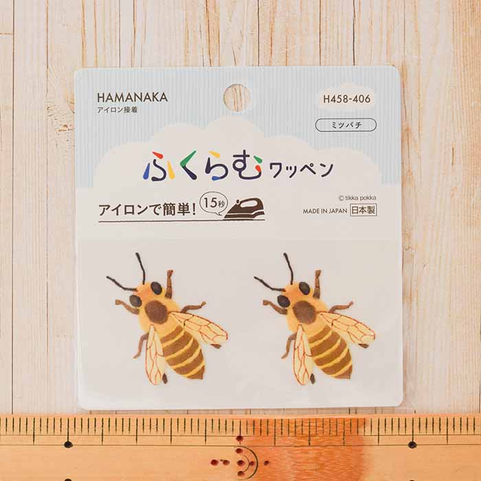 Iron adhesive swelling emblem honeybees - nomura tailor