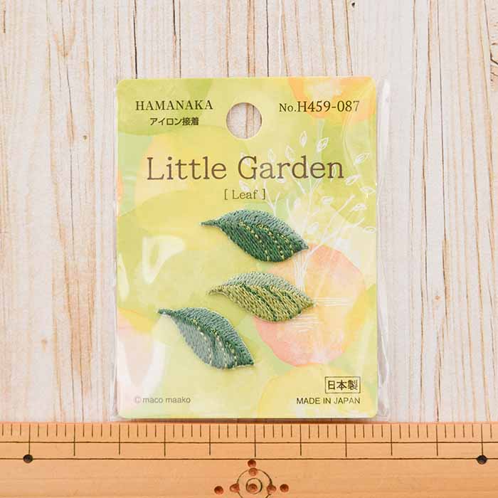 Iron adhesive emblem Little Garden Leaf - nomura tailor