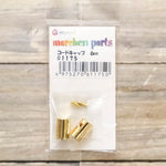 Marchen Art Cord Cap 6mm - 2 pcs - Gold - nomura tailor