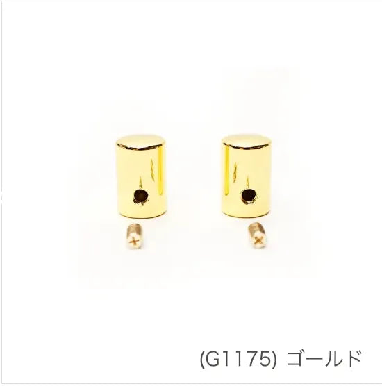 Marchen Art Cord Cap 6mm - 2 pcs - Gold - nomura tailor