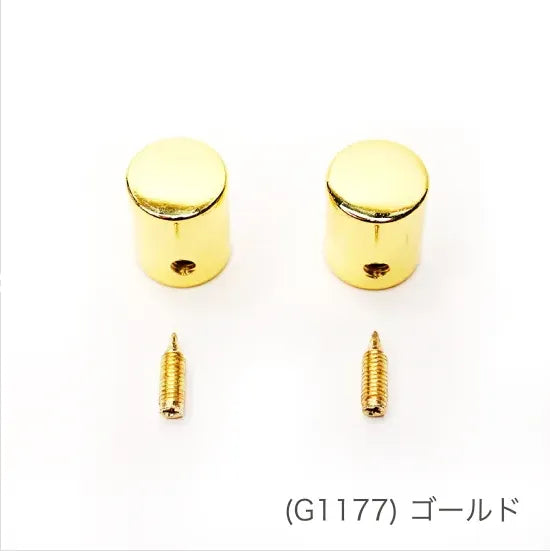Marchen Art Cord Cap 8mm - 2 pcs - Gold - nomura tailor