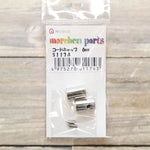 Marchen Art Cord Cap 6mm - 2 pcs - Silver - nomura tailor