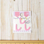 Iron adhesive emblem pink mini pink - nomura tailor